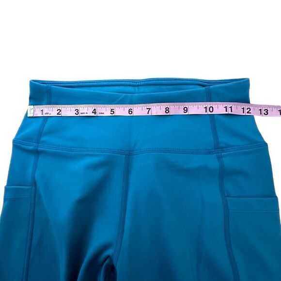 Cadmus ~ Turquoise Leggings ~ size Small ~ runs a little big ~ non see through - Picture 6 of 11